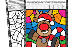 Christmas Multiplication Colornumber Worksheets - Raven Cruz with regard to Christmas Coloring Multiplication Worksheets