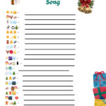 Christmas Party Games | Christmas Song Emoji Quiz | Christmas Intended For Guess The Christmas Song Worksheets