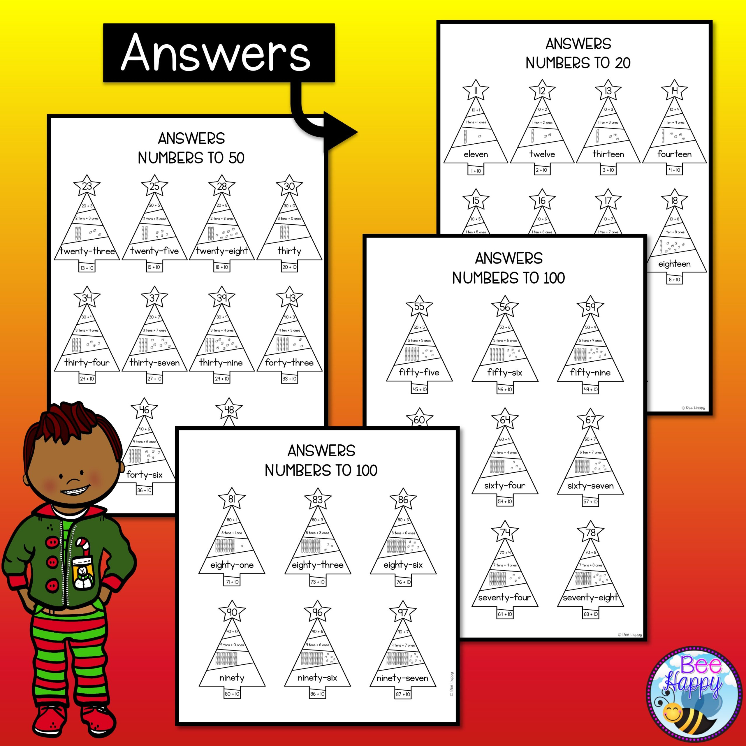Christmas Place Value Puzzles Numbers To 99 - Australian Teachers  Marketplace regarding Christmas Place Value Worksheets