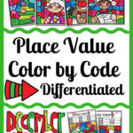 Christmas Place Value Worksheets | Colorcode | Differentiated In Christmas Place Value Worksheets