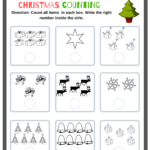 Christmas Preschool Math Activity | Madeteachers Within Christmas Number Worksheets For Preschoolers