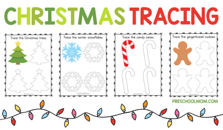 Preschool Christmas Printable Worksheets