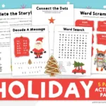Christmas Printable Activities For Kids   5 Minutes For Mom With Regard To 12 Days Of Christmas Statistics Worksheets