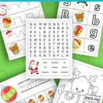 Christmas Printable Activities For Kids   Messy Little Monster With Regard To Christmas Activities Free Printable Worksheets