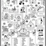 Christmas Puzzle   Esl Worksheetsilvanija   Worksheets Library For Christmas Worksheets And Puzzles