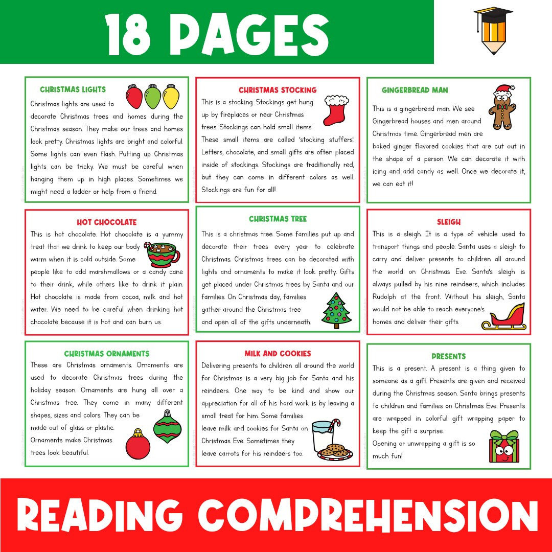 Christmas Reading Comprehension | Christmas Worksheets | Reading regarding Christmas Comprehension Worksheets Free