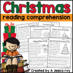 Christmas Reading Comprehension Fluency Passages And Questions Regarding Christmas Reading Worksheets 1St Grade