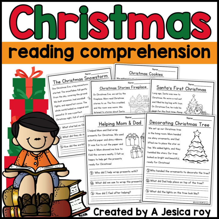 Christmas Reading Worksheets 1st Grade Christmas Reading Worksheets 1st Grade