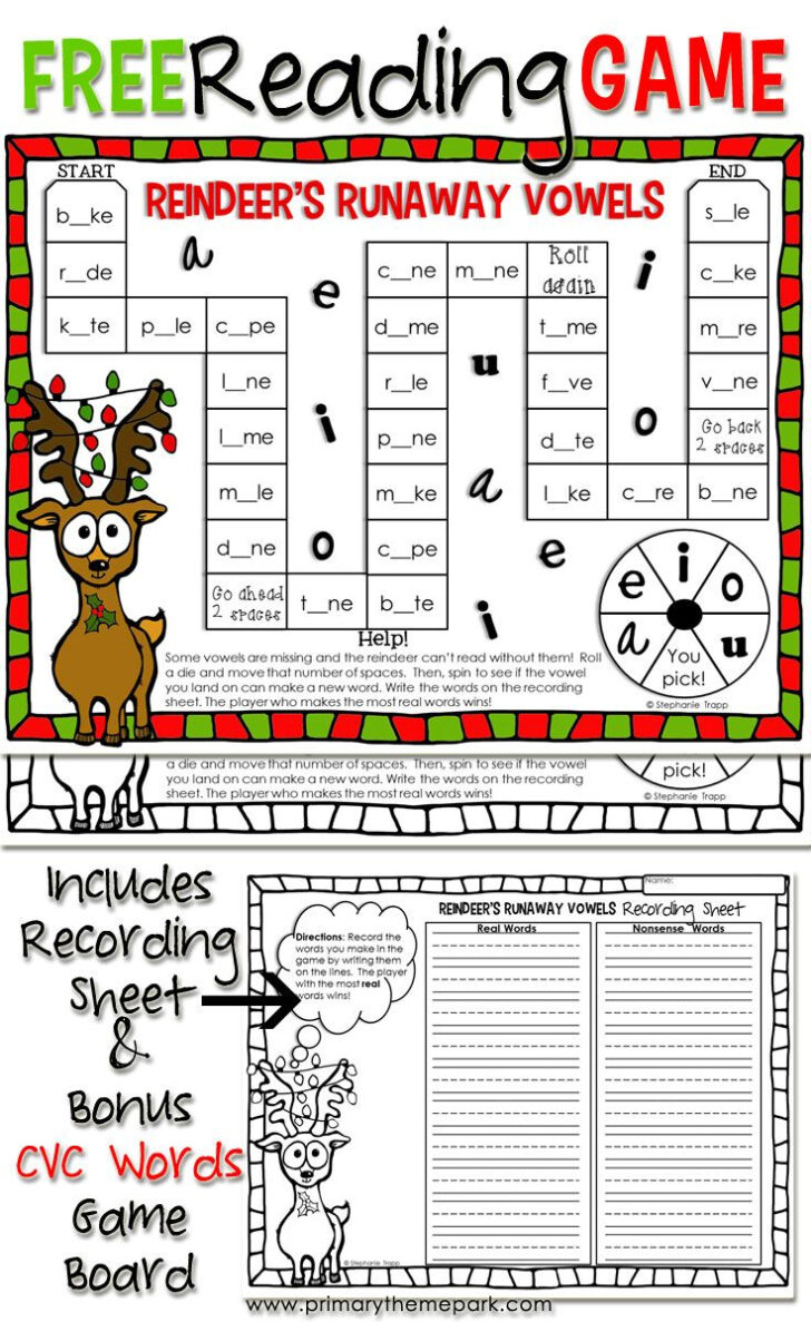 Christmas Reading Worksheets For Kindergarten Christmas Reading Worksheets For Kindergarten