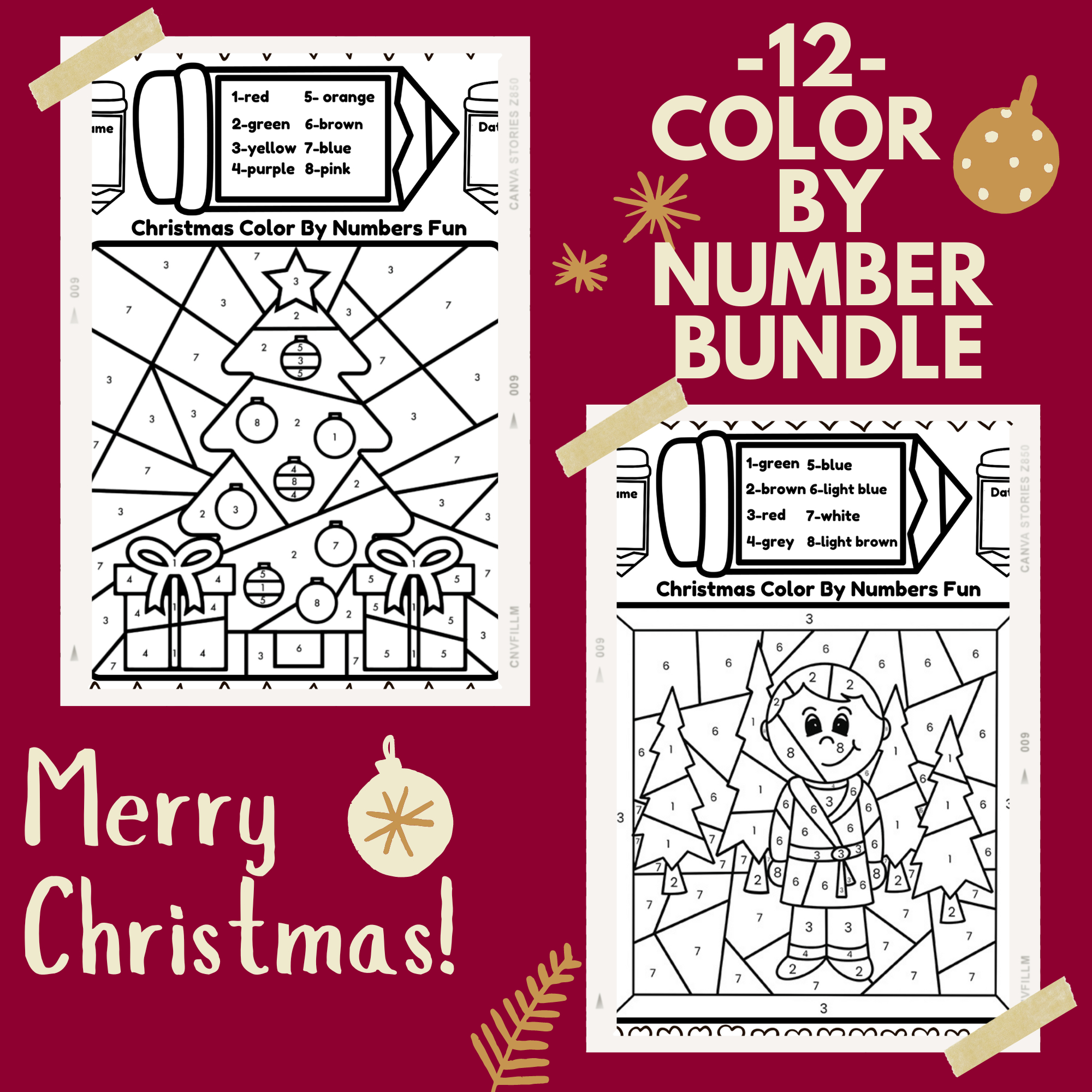 Christmas Science Winter Activity - Colornumber - Winter throughout Christmas Science Worksheets Free