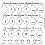 Christmas Sequence Lights Worksheets Throughout Christmas Missing Number Worksheets