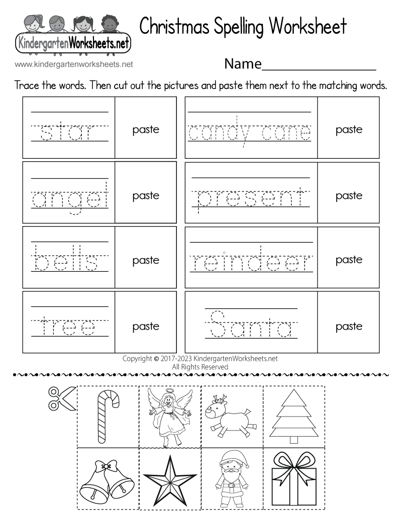 Christmas Spelling Worksheet - Free Printable, Digital, &amp;amp; Pdf in Free Christmas Spelling Worksheets