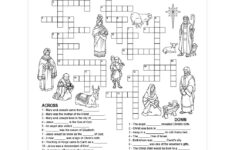 Christmas Story Crossword Puzzle - Printable throughout Christmas Worksheets Crossword Puzzles