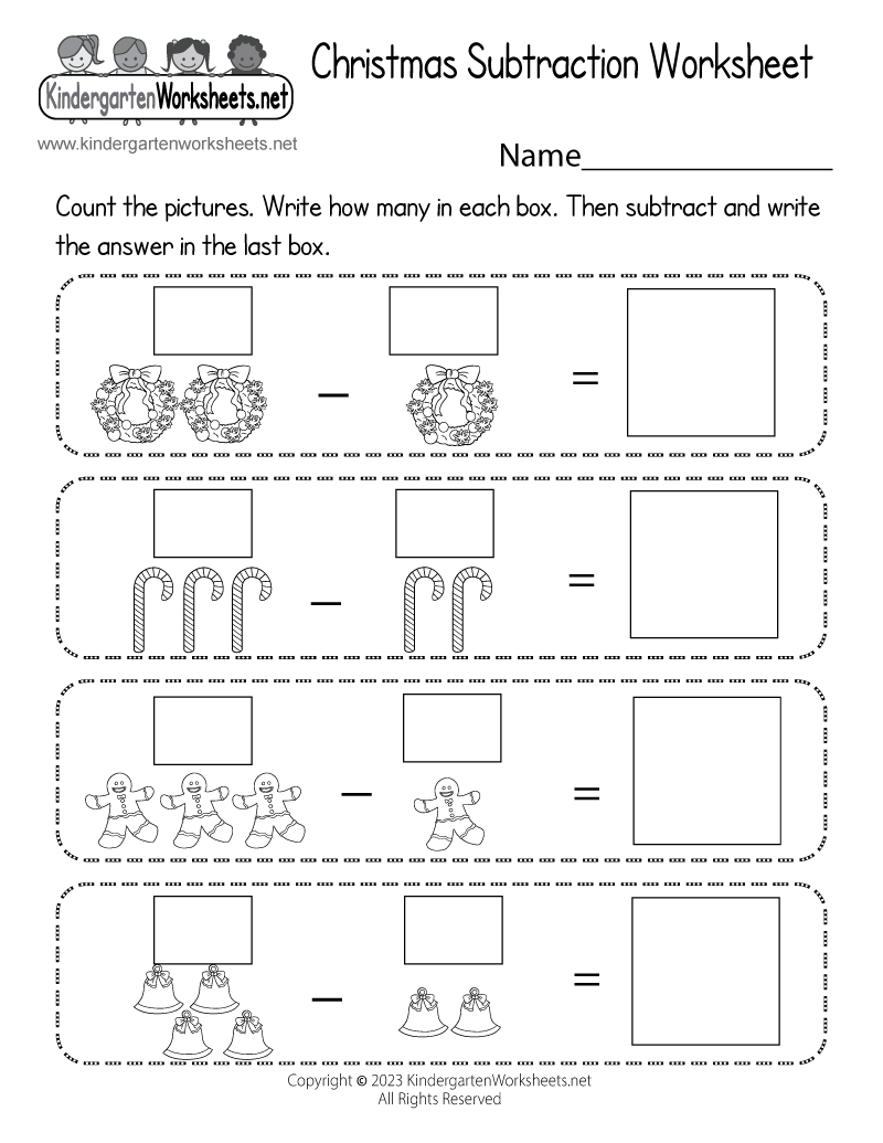 Christmas Subtraction Worksheet - Free Printable, Digital, &amp;amp; Pdf pertaining to Free Christmas Subtraction Worksheets