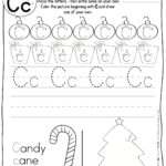 Christmas Themed Abc Pracitce Worksheets With Regard To Christmas Abc Worksheets For Kindergarten