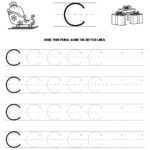 Christmas Themed Word Tracing Worksheets • Beeloo Printable Crafts With Regard To Christmas Letter Tracing Worksheets