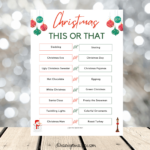 Christmas This Or That Questions For Kids (+Free Printable Pdf For Beyond The Worksheets Ugly Christmas Sweaters Answer Key