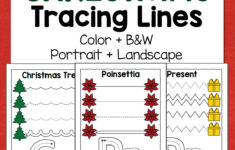 Christmas Tracing Worksheets For Preschool – Mamas Learning Corner for Christmas Tracing Worksheets Preschool