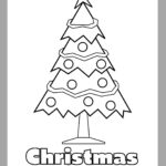 Christmas Tree Coloring Page   Ezpzlearn In Christmas Tree Color Worksheets