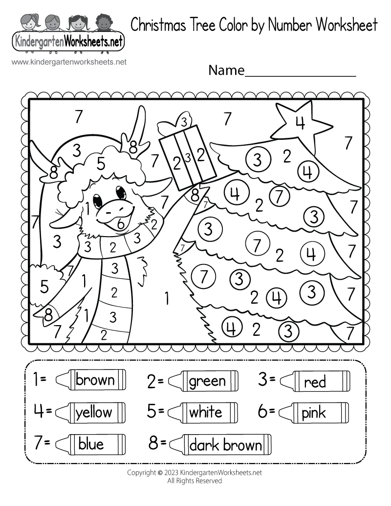 Christmas Tree Coloring Worksheet - Free Printable, Digital, &amp;amp; Pdf regarding Free Christmas Tree Worksheets