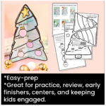 Christmas Tree Compound Words Craft Grammar Activity Within Christmas Compound Words Worksheets