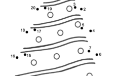 Christmas Tree - Connect The Dots, Count1'S (Christmas) throughout Free Printable Connect The Dots Christmas Worksheets