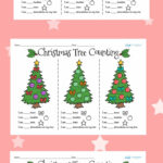 Christmas Tree Counting Worksheets In Christmas Tree Counting Worksheets