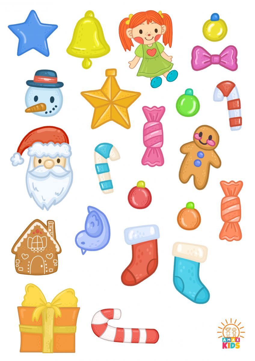 Christmas Tree Decoration – Printable Cut And Paste Worksheets For inside Kindergarten Christmas Cut And Paste Worksheets