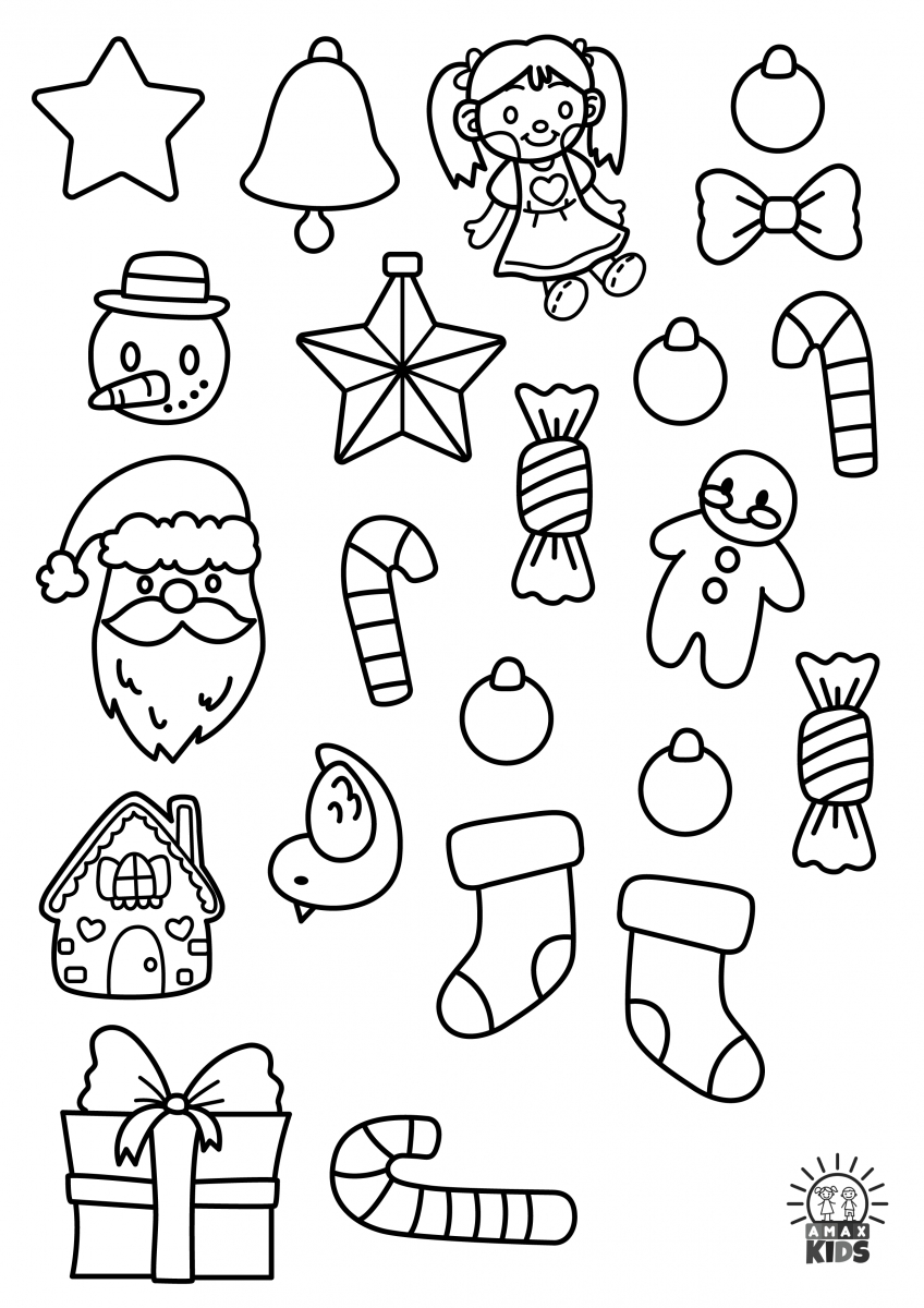 Christmas Tree Decoration – Printable Cut And Paste Worksheets For pertaining to Printable Christmas Cut And Paste Worksheets