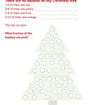 Christmas Tree Fractions: A Festive Maths Worksheet   Hope Blog Intended For Christmas Math Worksheets Fractions