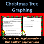 Christmas Tree Graphing Worksheet | Algebra | Geom | Madeteachers Throughout Writing Linear Equations Worksheets Christmas Tree Answer Key