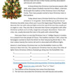 Christmas Tree. History And Traditio…: English Esl Worksheets Pdf Throughout History Of Christmas Worksheets