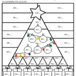 Christmas Tree Multiplication Coloring Sheets | Teachtastic With Regard To Christmas Multiplication Coloring Worksheets