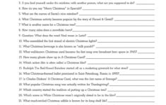 Christmas Trivia | Skip To My Lou with regard to Christmas Trivia Worksheets