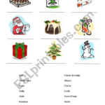 Christmas Vocabulary   Esl Worksheetalexsimpo With Regard To French Christmas Vocabulary Worksheets