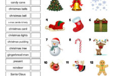 Christmas Vocabulary Online Activity - Worksheets Library intended for Esl Christmas Worksheets