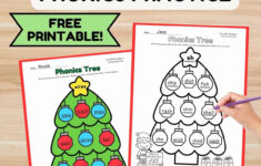Christmas &amp; Winter Archives - Literacy Learn with Free Printable Christmas Phonics Worksheets