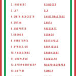 Christmas Word Scramble   14 Free Pdf Printables | Printablee With Scrambled Christmas Worksheets Answers