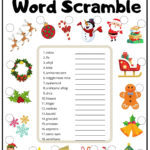 Christmas Word Scramble 2   Ezpzlearn Inside Christmas Word Unscramble Worksheets