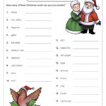 Christmas Word Scramble Online Exercise For   Worksheets Library Intended For Father Christmas Super Teacher Worksheets