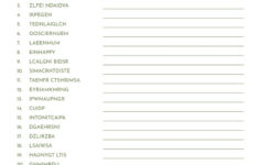 Christmas Word Scrambles - 15 Free Printables | Printabulls throughout Christmas Unscramble Worksheets For Adults