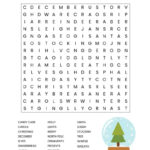 Christmas Word Search Printable (For Kids Or Adults) In Christmas Picture Search Worksheets