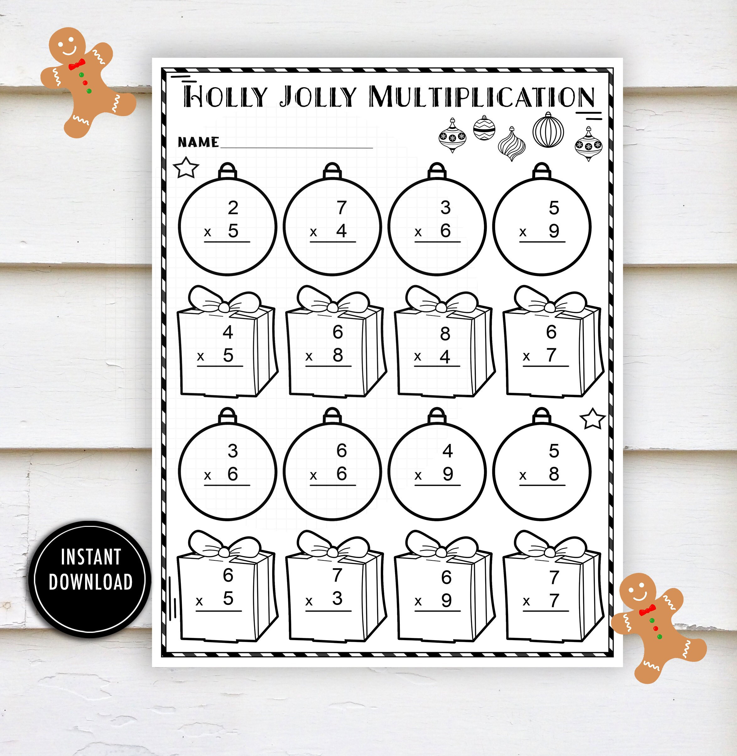 Christmas Worksheet Multiplication- &amp;quot;Math Worksheets&amp;quot; Winter inside Christmas Themed Multiplication Worksheets
