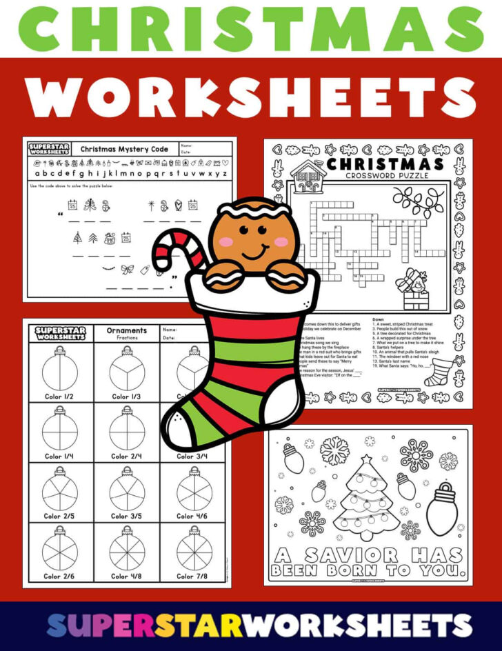 1st Grade Christmas Worksheets 1st Grade Christmas Worksheets