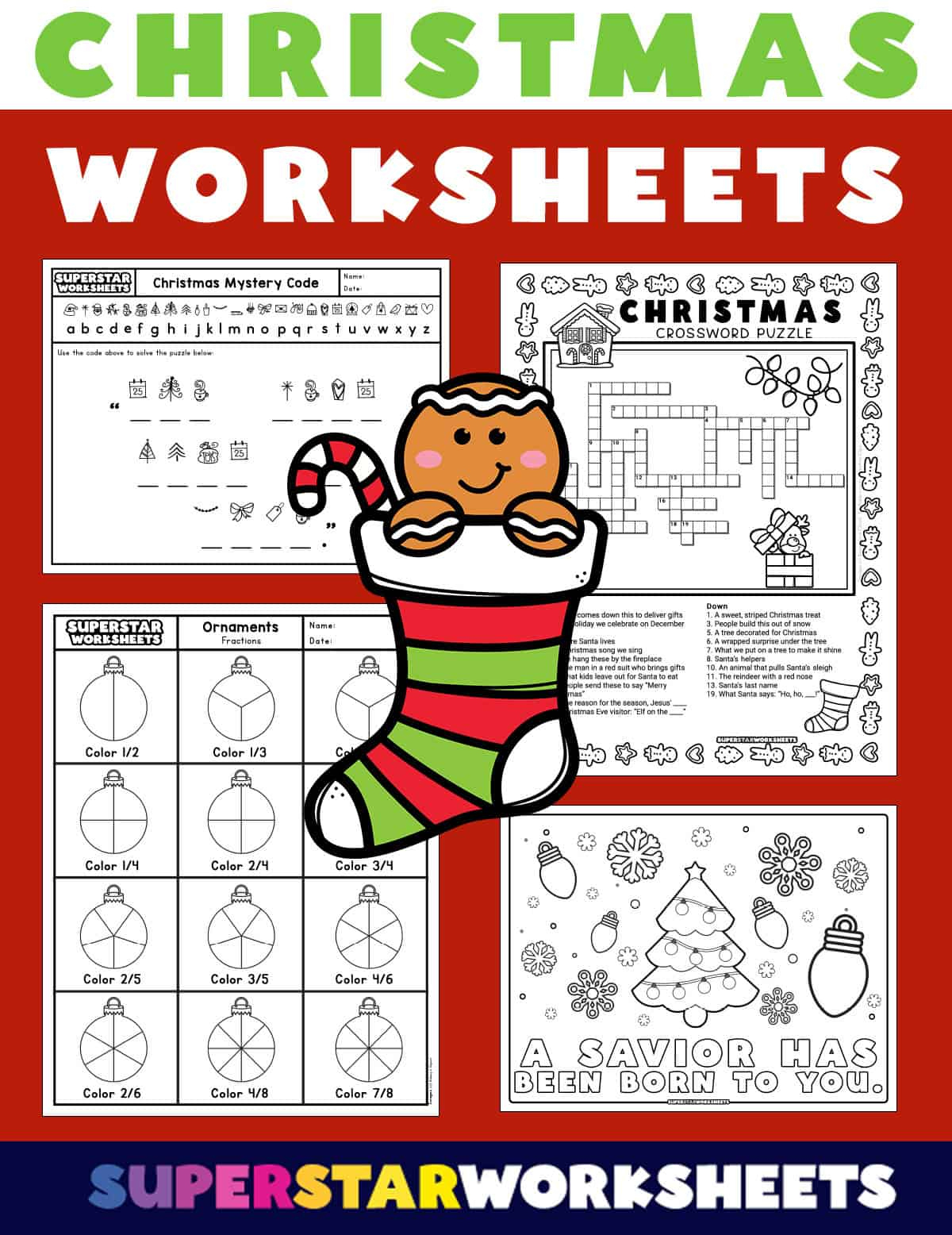 Christmas Worksheets (Free Printables) - Superstar Worksheets throughout Free Printable Christmas Worksheets For 4th Grade