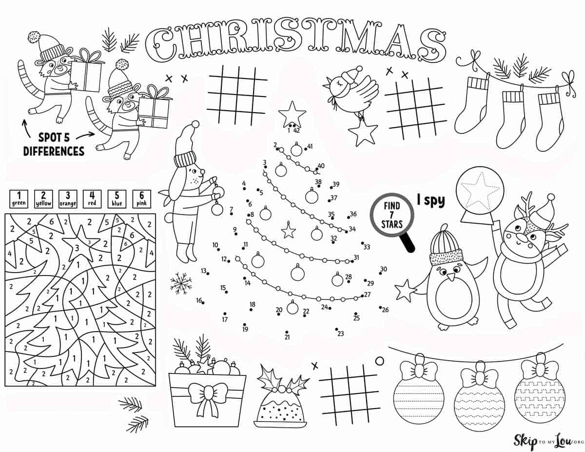 Christmas Worksheets | Skip To My Lou throughout Free Christmas Worksheets For Elementary Students