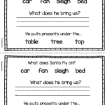 December Reading And Writing   Christmas   Free Book — Keeping My Regarding 1st Grade Christmas Reading Comprehension Worksheets