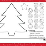 Decorate A Christmas Tree Cut And Paste Worksheet Intended For Cut And Paste Christmas Tree Worksheets
