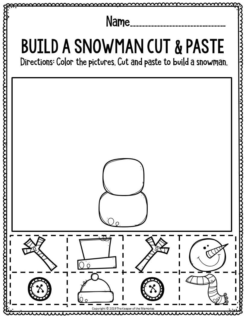 Discover 9 Christmas And Preschool Christmas Ideas | Christmas in Preschool Christmas Cut And Paste Worksheets