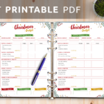 Download Printable Christmas Style   Christmas Budget Pdf With Budgeting For Christmas Worksheets